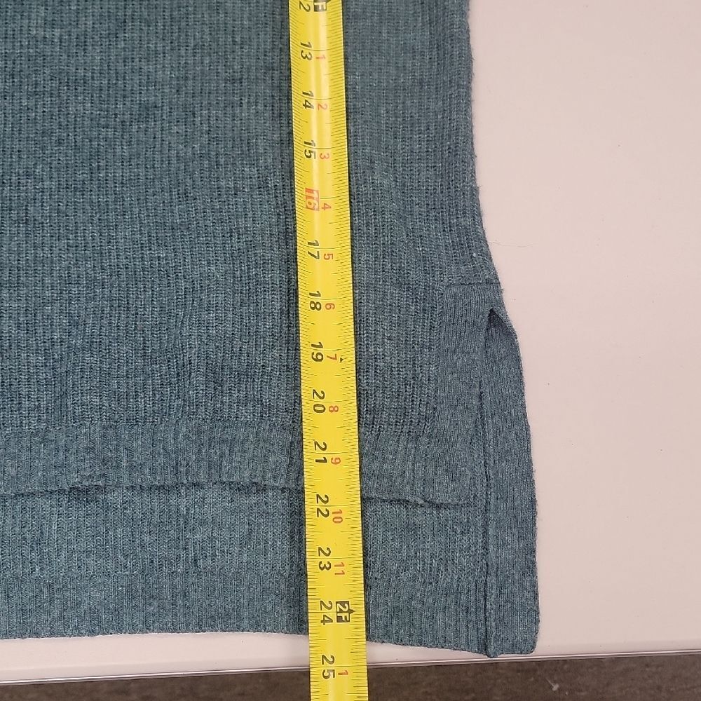 Madewell Cowl Neck Sweater Blue Size M Clean Girl - Picture 11 of 14